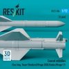 RESKIT RS72-0506 Exocet missiles (2 pcs) (3D Printed) 1/72